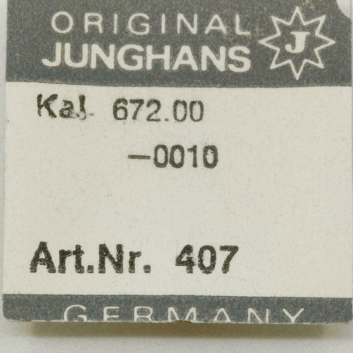 JUNGHANS 672.00 PART 407 piñón corredizo – imagen 2