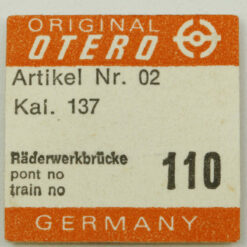 OTERO 137 PART 110 Räderwerkbrücke Train wheel bridge Pont de Rouage Uhrenteile – Bild 2