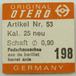 OTERO 25 alt PART 198 Federhausachse, Achse de barillet barrel axle OTERO 25 neu – Bild 4
