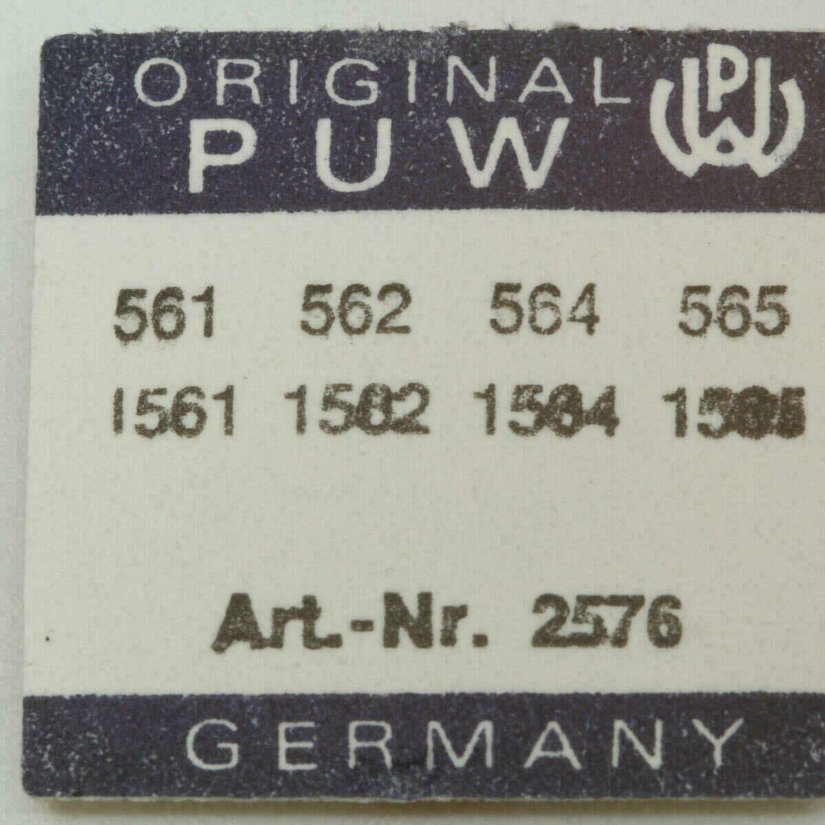PUW 561 Part 2576 Datumsperre, Date Jumper Sautoir de quantieme PUW 561 565 1565 – Bild 4