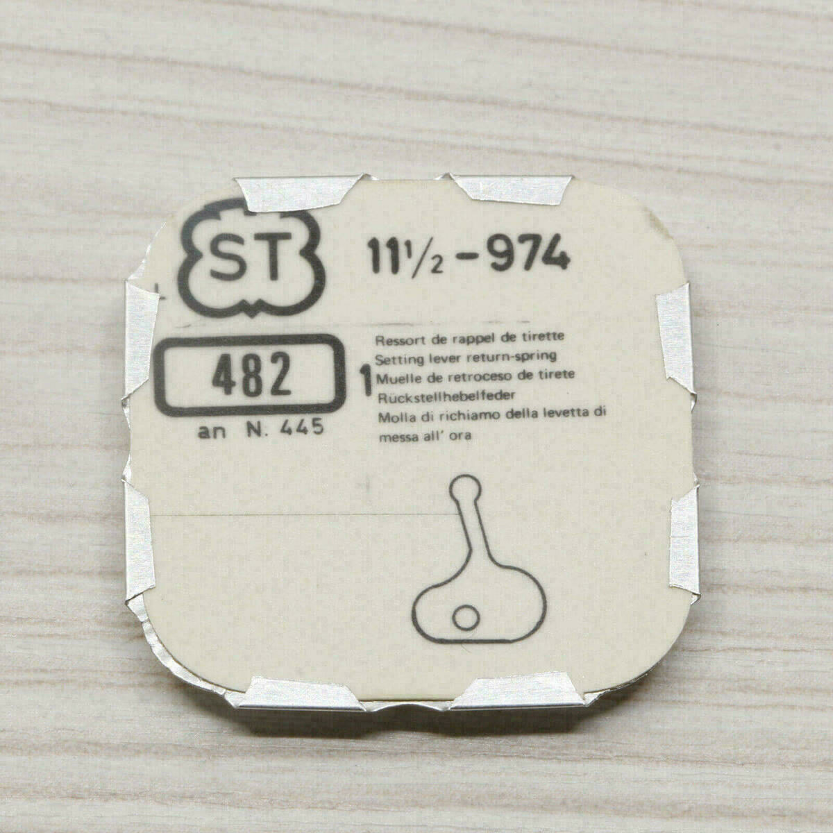 Setting Lever Return-Spring for ST 974 – Part 482 – image 3