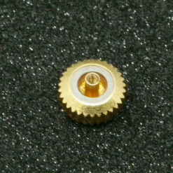 Corona resistente al agua, corona de remontuar con junta, dorada, 4.0 a 6 mm – imagen 3