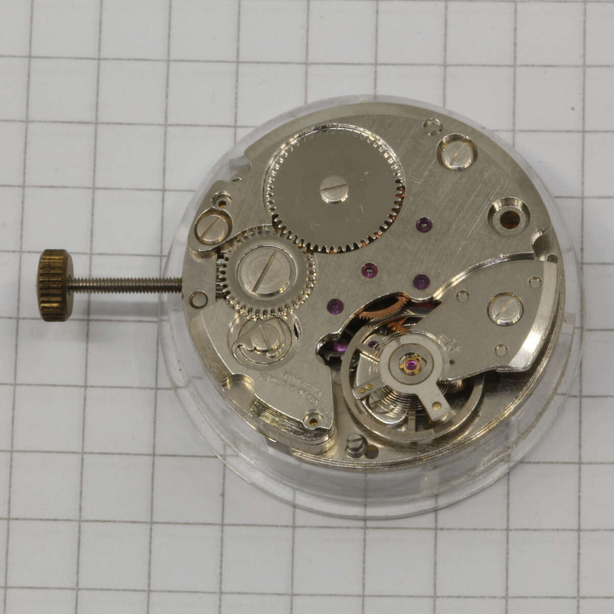 Movimento a carica manuale meccanico Sonceboz ES 55 NOS Swiss Made Voumard #3 – immagine 6