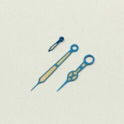 ETA 6497 6498 hands set 12,5/17/5mm for Pilot Watches, Superluminova, IP blue, Uhrenzeiger – Bild 5