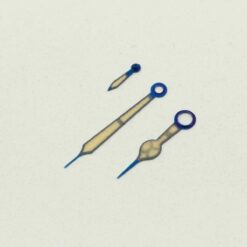 ETA 6497 6498 hands set 12,5/17/5mm for Pilot Watches, Superluminova, IP blue, Uhrenzeiger – Bild 6