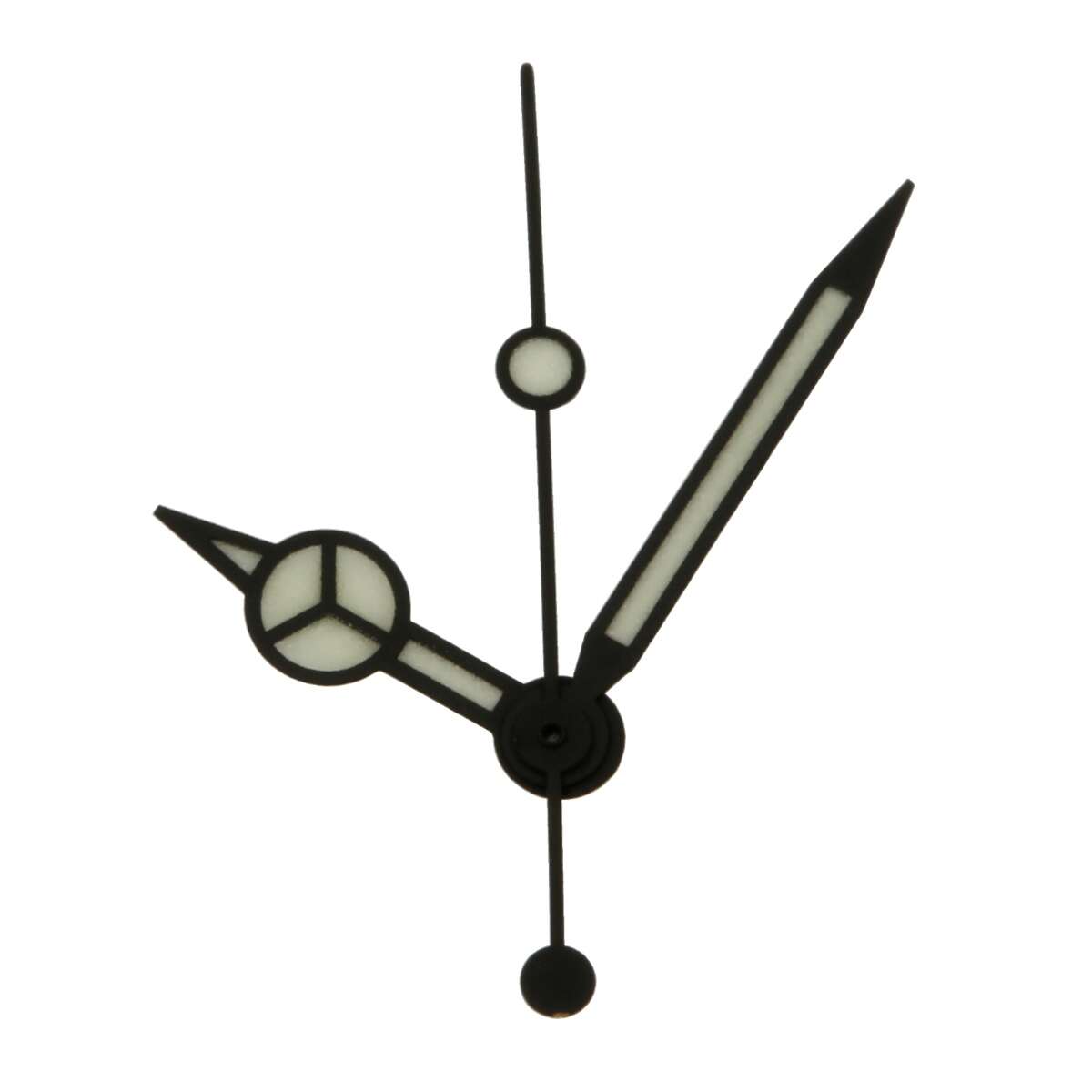 Watch Hand Set for ETA 2824-2, 8/12/12.5 mm, Mercedes, Super-LumiNova C3 Grade X1 – image 4