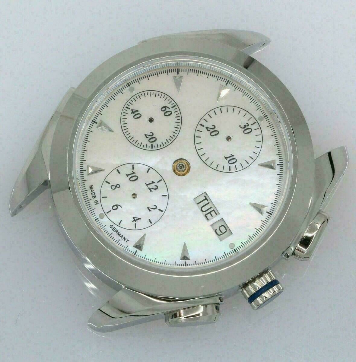 Set DIY per ETA Valjoux 7750: cassa + quadrante + lancette, vetro zaffiro 38mm 10ATM nuovo