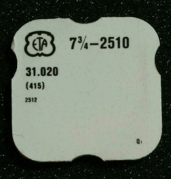 Rochet ETA 2510 – Part 415 – pour ETA 2512, Réf. 31.020 – NOS