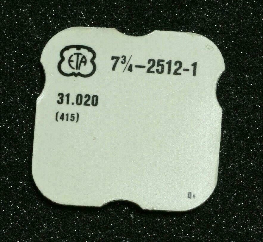 ETA 2512-1 Part 415 rochete Ref. 31.020 NOS