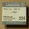 Roue de seconde Junghans 693.10 – pièce détachée