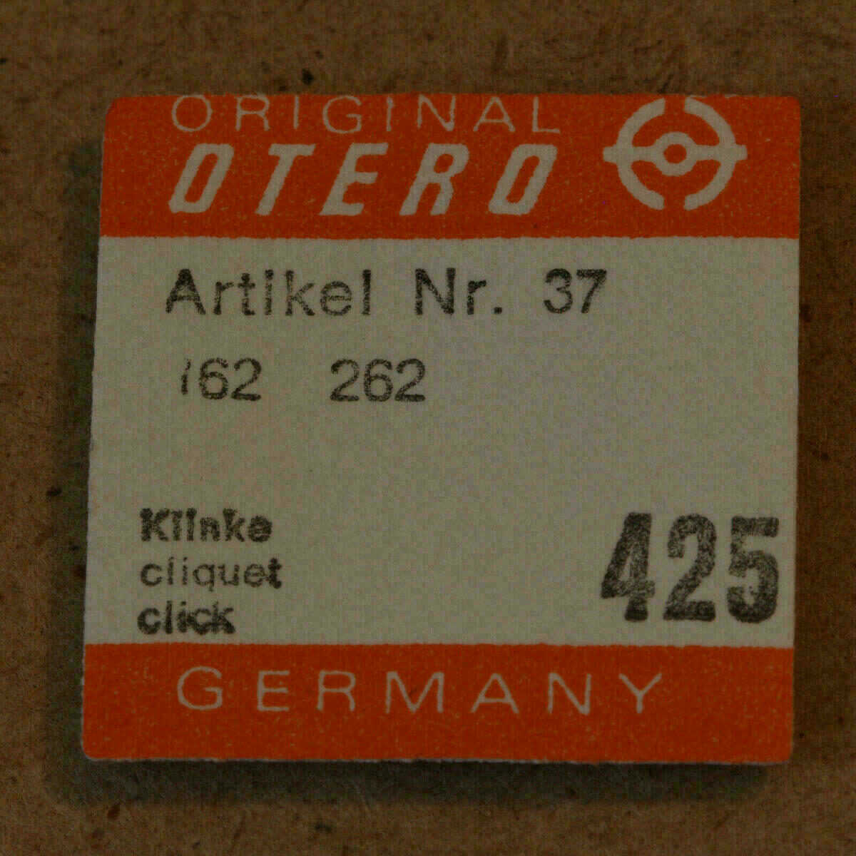 OTERO 162 PART 425 Sperrkegel ( klinke), click, cliquet, OTTO, EPPLE, OTERO 262