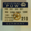 PUW 260 Kleinbodenrad Part 210 für Kaliber 260