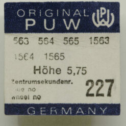 PUW 563 PART 227, Zentrumssekundenrad, sweep second wheel, PUW 564 565 1563 1564