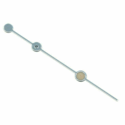 Sekundenzeiger/ second hand ETA 2824-2 OLDRADIUM Superluminova Ø0,25 SILBER 12,5