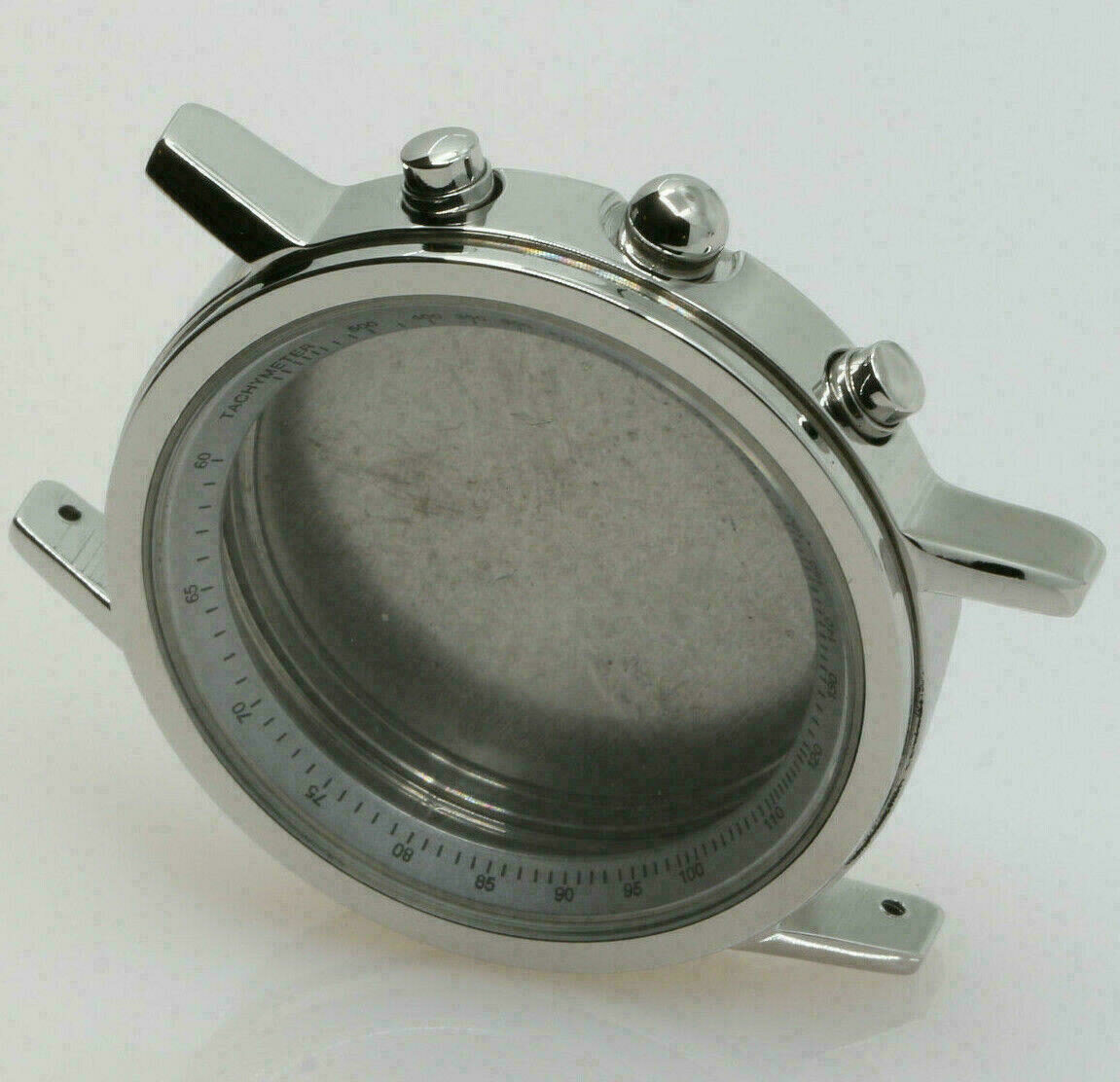 Boîte pour SEIKO VD 54C / VD 55C en acier inoxydable, chronographe – 37,5 mm – sans marque