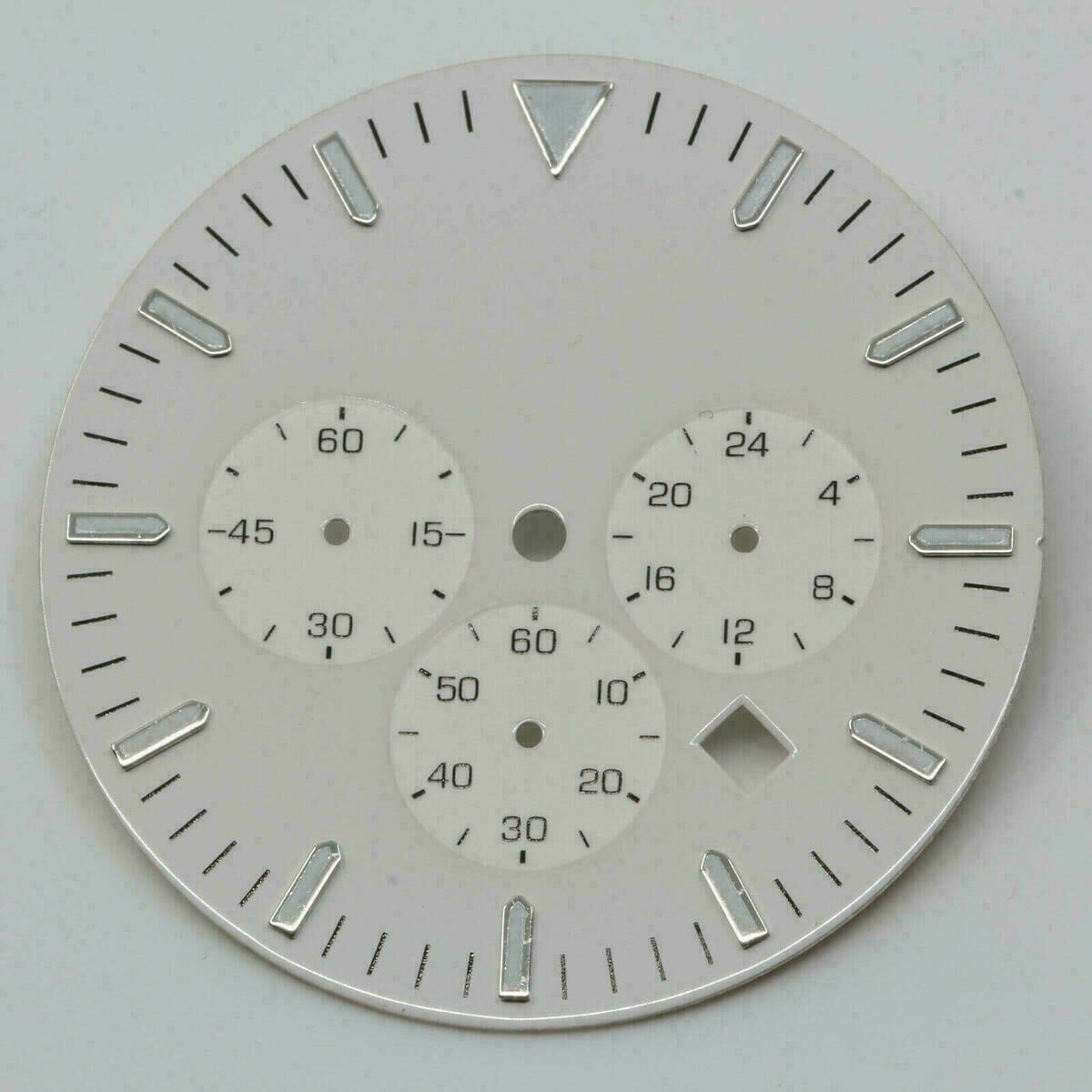 Zifferblatt für MIYOTA OS 20, OS 25 / Chrono Watch Dial MIYOTA OS20 Ø33.50 WHITE