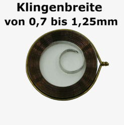 ZUGFEDER AUFZUGFEDER Armbanduhren Taschenuhren Auzugsfeder Mainspring #10