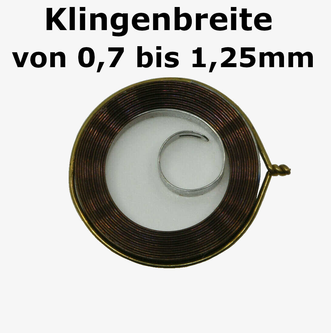 ZUGFEDER AUFZUGFEDER Armbanduhren Taschenuhren Auzugsfeder Mainspring #10